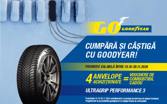 Cumpără și câstigă cu Goodyear!